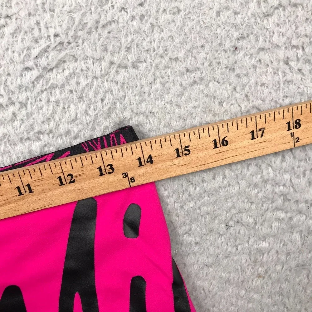 Nike Swim Shorts Girls XL Hot Pink Script Spellout Logo Performance NEW NWT